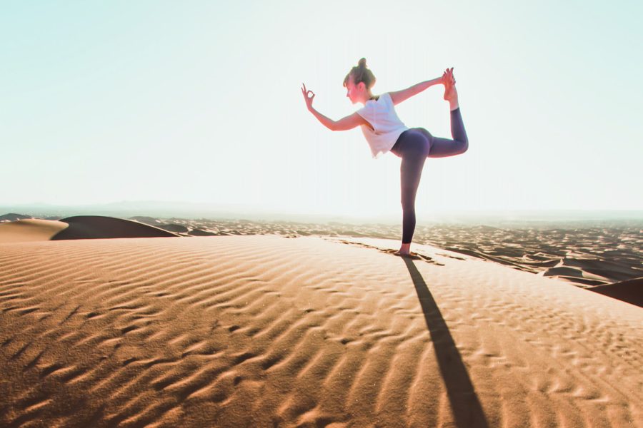 We organize yoga classes in Merzouga